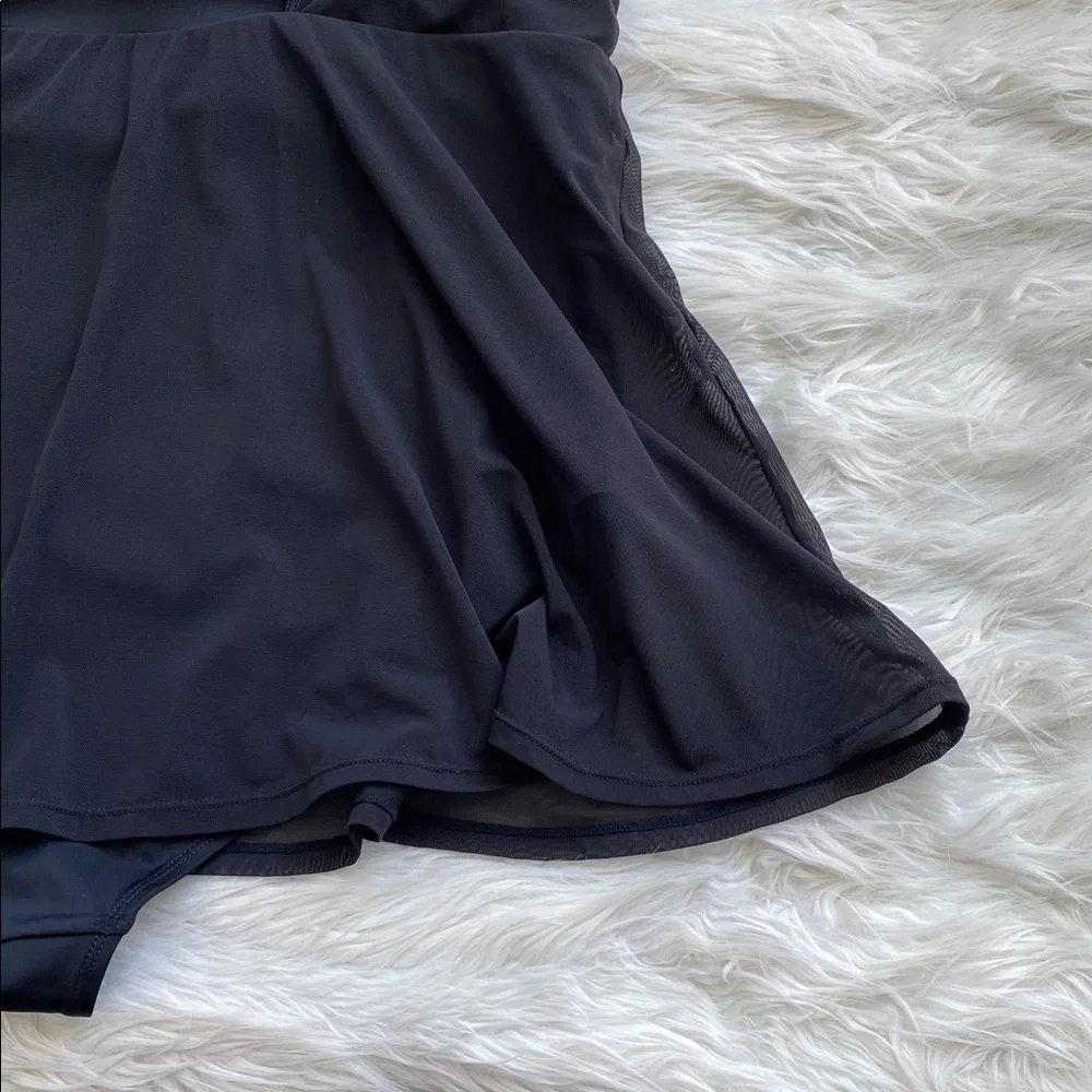 Torrid | DD Underwire Long Mesh Overlay Swim Dress
